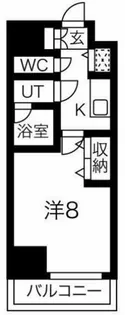 ONE ROOF FLAT TENJINBASHI【7階】の間取り