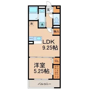 ヴィラ・デュオA棟【1階】の間取り