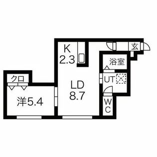 グランフェリーチェ曙【2階】の間取り