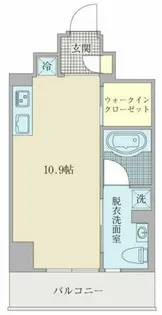 プロシード西天満【10階】の間取り