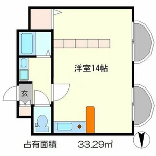アビタシオン鴨川【1階】の間取り
