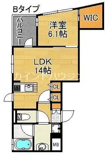 サンシャイン粉浜【3階】の間取り