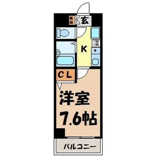 メゾンドMOE【7階】の間取り