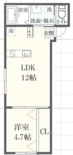 パークサイド伊保【1階】の間取り