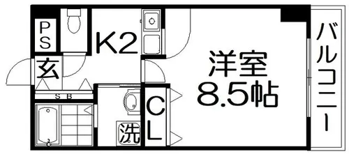 ルピナスII【5階】の間取り