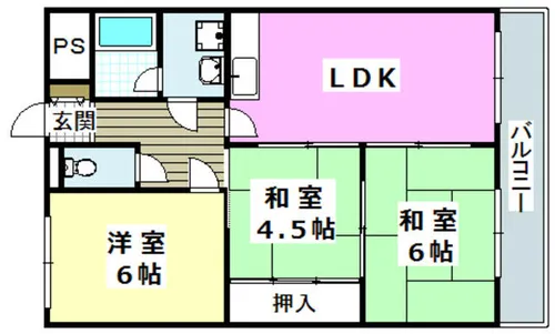 玉木マンション【305号室】の間取り