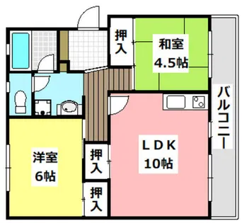 サン春日丘【3階】の間取り