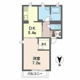 シャーメゾン みなみ【0201号室】の間取り