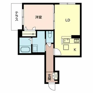 シャーメゾン グラース【0101号室】の間取り