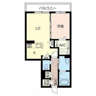 フォレストコート総持寺II【0202号室】の間取り