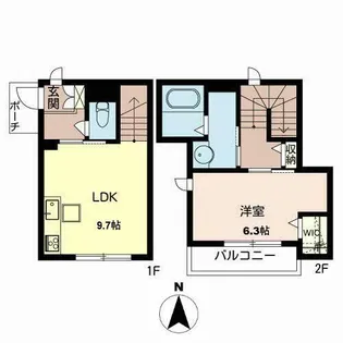 シャーメゾンAzumi【0101号室】の間取り