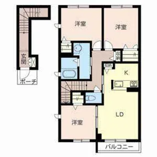 シャーメゾン パティオヴィラ【0201号室】の間取り