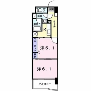 ネオ筥松【3階】の間取り