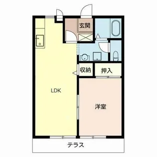 メゾン・リバーII【0102号室】の間取り