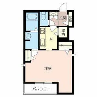 Casa verde 玉津【0201号室】の間取り