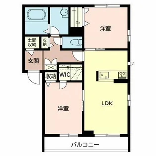 ラフィーネ【0302号室】の間取り