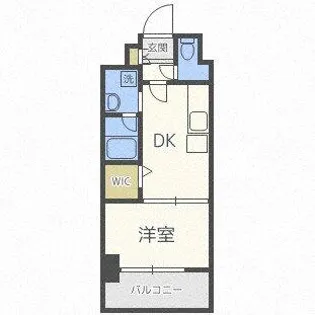 ルネッサンス21別府【7階】の間取り