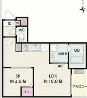 Jack kawamaⅠ【1階】の間取り