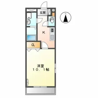 サンシルク旭【2階】の間取り