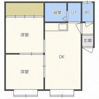 コーポ和【202号室】の間取り