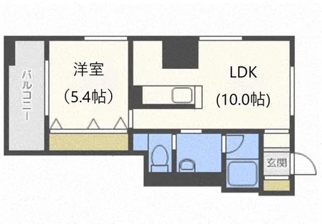 KDXレジデンス大通公園【2階】の間取り