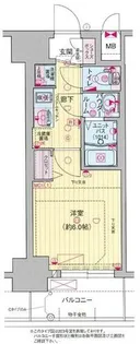 プレサンス神戸水木通ルミエス【3階】の間取り