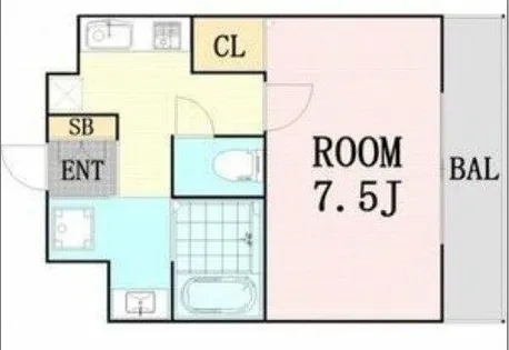 グリーンピアー京橋【4階】の間取り
