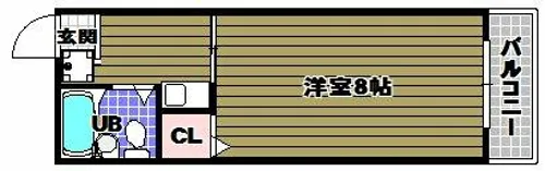 グリーンハイツ山中【2階】の間取り