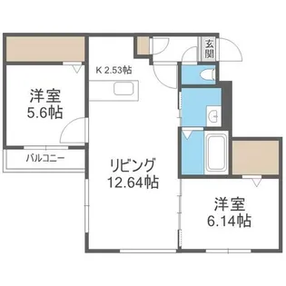 Village Kotoni【3階】の間取り