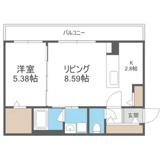 Village Kotoni【4階】の間取り