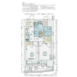 エステムコート神戸元町Ⅱリザーブ【12階】の間取り