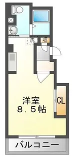 クレール門真【3階】の間取り