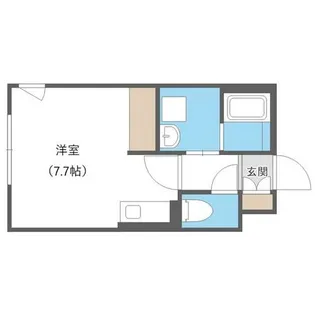 coffret西町北【2階】の間取り