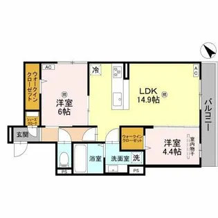 Azu Grace【3階】の間取り