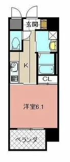 MDIフェリース戸畑駅前【402号室】の間取り