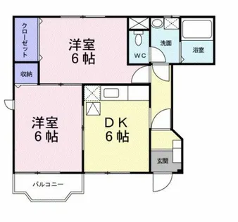 メゾンラルジュ【1階】の間取り