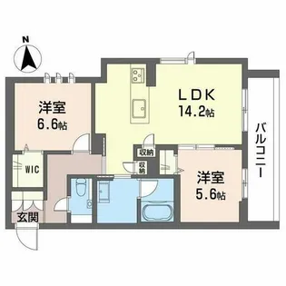 シャーメゾン並木【0405号室】の間取り