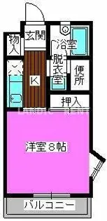 Roots城南【3階】の間取り