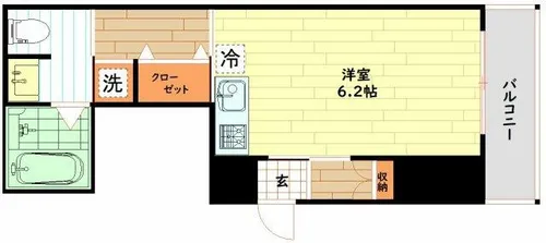 フォーラム此花四貫島【6階】の間取り