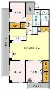 3LDKの間取り画像