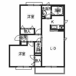 サンパティク(sympathique)【3階】の間取り
