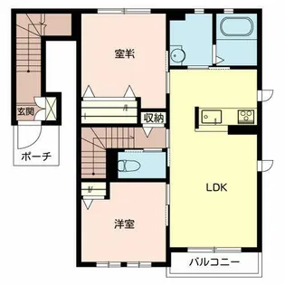 シャーメゾン秋津【0203号室】の間取り