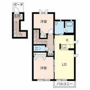 ラ ヴィータ【0201号室】の間取り