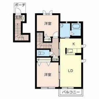 ラ ヴィータ【0201号室】の間取り