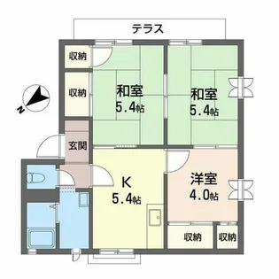 グリーンヒルズ藤沢台【B101号室】の間取り