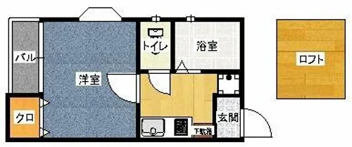 コンフォートベネフィス薬院2【101号室】の間取り