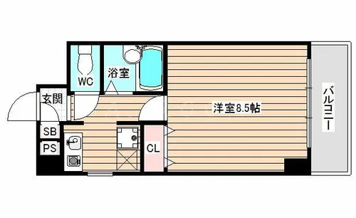 アーバネックス野田【5階】の間取り