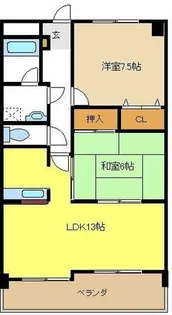 ホワイトアース【303号室】の間取り