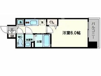 グランカリテ日本橋【11階】の間取り
