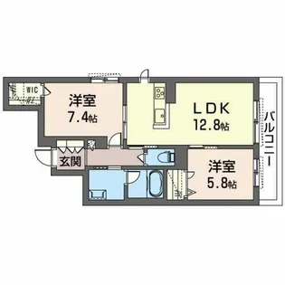 Vivace Toyonaka【0202号室】の間取り